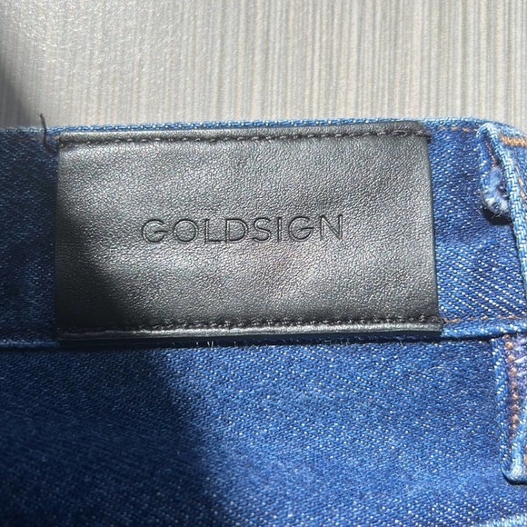 Goldsign straight blue jeans Size - 30 Waist - Picture 8 of 9